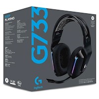 Audífonos Inalámbricos Logitech G733 LIGHTSPEED Wireless Gaming -Negro