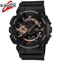 Reloj Casio G-Shock GA110RG-1A Digital Analogico Luz Automatica Resina Negro