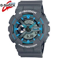 Reloj Casio G-Shock GA110TS-8A2 para Hombre Digital Analógico Acuático Luz Led Resina Gris