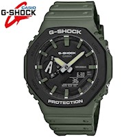 Reloj Casio G-Shock Carbon Core GA2110SU-3A para Hombre Digital Analogico Luz Led Resina Verde