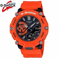 Reloj Casio G-Shock Carbon Core GA2200M-4A Digital Analogico Luz LED Resina Naranja