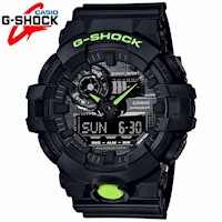 Reloj Casio G-Shock GA700DC-1A Digital Analógico Acuático Luz Led Resina Negro