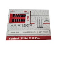 Gancho Metal para Peinados Negro Medida Media 4.5cm caja 864 unidades