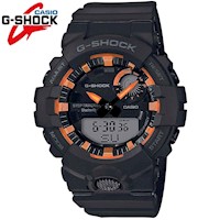 Reloj Casio G-Shock GBA800SF-1A Bluetooth Digital Analógico Negro Naranja