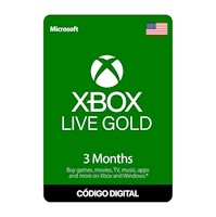 Gift Card Xbox Live Gold 3 Meses  (Código digital)