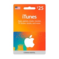 Gift Card iTunes $25 (Código digital)