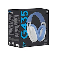 Audifono Gaming Logitech G435 Lightspeed Wireless Blanco