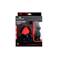 Audifono Gamer/Micof-Xblade Gaming Mordax Estereo Iluminacion Black