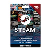 Gift Card 50 $ Steam (código Digital)