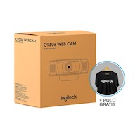 Camara Logitech B2B-C930E Webcam Ultra Wide Angle Black