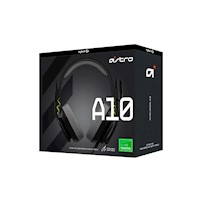 Audífono Gamer Logitech Astro A10 G2 PS5 SWITCH/ PC/MAC, XBOX SERIES X|S Black