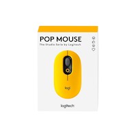 Mouse Logitech Pop Bluetooth Black Yellow