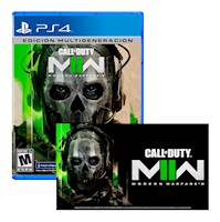 Call Of Duty Modern Warfare II + Poster Playstation 4 Latam