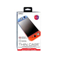 Estuche Thin Case Nyko Nintendo Switch Oled Red Blue