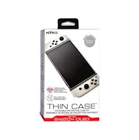 Estuche Thin Case Nyko Nintendo Switch Oled Clear Clear