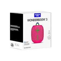 Parlante Ue Wonderboom 3 Bluetooth Ip67 Pink Model