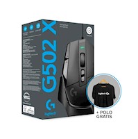 Mouse Gamer Logitech G502 X Hero 25K Dpi Black