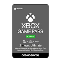 Gift Card Xbox Game Pass Ultimate 3 Meses (GLOBAL) código Digital