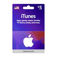 Gift Card iTunes $5 Código digital