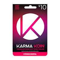Gift Card $ 10 Karma Koin código Digital