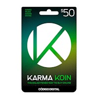 Gift Card $ 50 Karma Koin código Digital