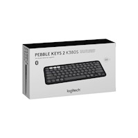 Teclado Logitech Pebble Keys 2 K380S Bluetooth/Wireless Sp Graphite