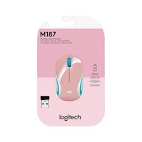 Mouse Logitech M187 Mini Wireless Refresh Pink