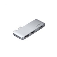 Adaptador Ugreen Cm415Usb-C Hub Macbook Adapter 3-In-2 10914 Grey