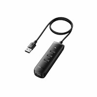 Adaptador Hub USB Ugreen 4 Puertos Cm416 Black