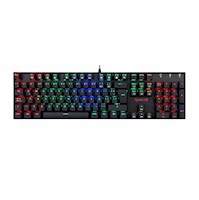 Teclado Gamer Redragon Mitra Rdk551Rgb-1 Spanish-Sps Blue Switch Black