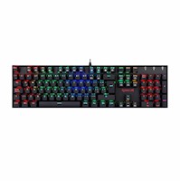 Teclado Gamer Redragon Mitra Rdk551Rgb-1 Spanish-Sps Red Switch Black