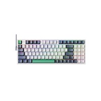 Teclado Gamer Machenike Mecánico K500 Sp Brown Switch K500-B94 Rgb White