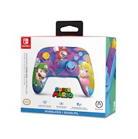 Mando Pro PowerA Wireless Nintendo Switch Color Splash Heroes