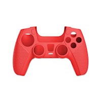 Protector De Silicona Para Mando PS5 Dualsense AKSW-181 Blanco-Rojo