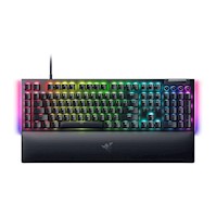 Teclado Gamer Razer Blackwidow V4 Us Switch Green Mecanico Negro