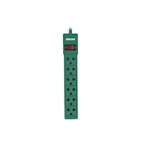 Regleta Forza PS-001G 110/220V 6-Univ NEMA Verde
