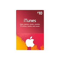 Tarjeta Gift Card iTunes 10 USD Fisico