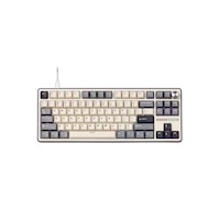 Teclado Gamer Royal Kludge RK-R87 Pro TKL Cableado SP Half Grey Creamy Switch