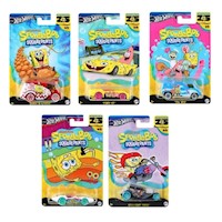 Hot Wheels Bob Esponja Colección Spongebob Squarepants Blister X1