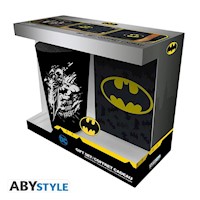 SET DE REGALO DC COMICS VASO/PIN/POCKET NOTEBO BATMAN