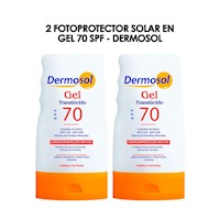 2 Foto Protector Solar en Gel 70 SPF - Dermosol