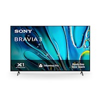 Sony Televisor K-85S30 Bravia 3 Google TV 4K Ultra HD y HDR