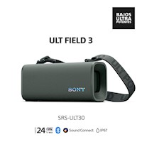 Sony Parlante Bluetooth SRS-ULT30 Portátil ULT FIELD 3 Verde