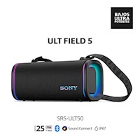 Sony Parlante Bluetooth SRS-ULT50 Portátil ULT FIELD 5 Negro