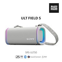 Sony Parlante Bluetooth SRS-ULT50 Portátil ULT FIELD 5 Blanco