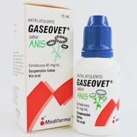 Gaseovet 80Mg/Ml Suspension Gotas Sabor Anis - Frasco 15 ML