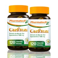 Ajo 1000Mg Pharmatech 120 Caps Blandas  Pack X2