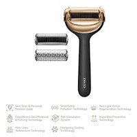 Rodillo Facial y Corporal 8 en 1 Negro