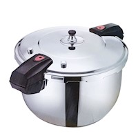 Olla A Presión De 25 Litros Gl-25 G-luxury Acero Quirurgico Plateado