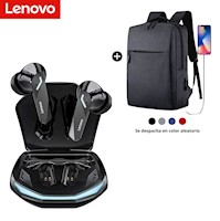 Audifonos Bluetooth Lenovo GM2 PRO + Mochila Portalaptop Regalo